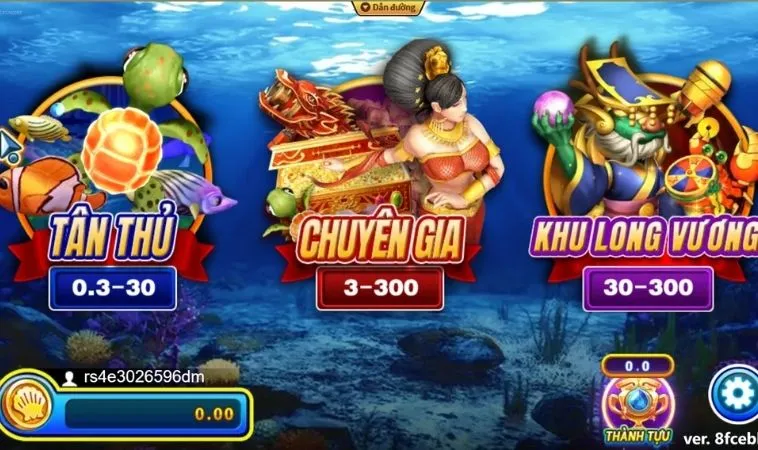 Các phòng chơi Bắn Cá Rồng 12Bet